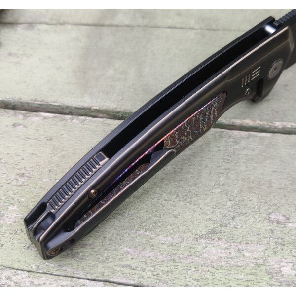 WE Knife Hyperactive Flipper Vanax Stahl Titangriff