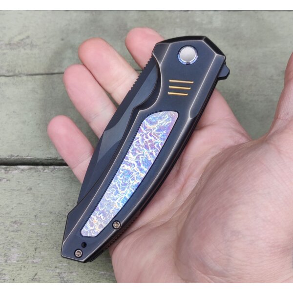WE Knife Hyperactive Flipper Vanax Stahl Titangriff