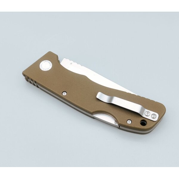 Schnitzel Kvar Messer Outdoormesser grün stonewashed Backlock ZH