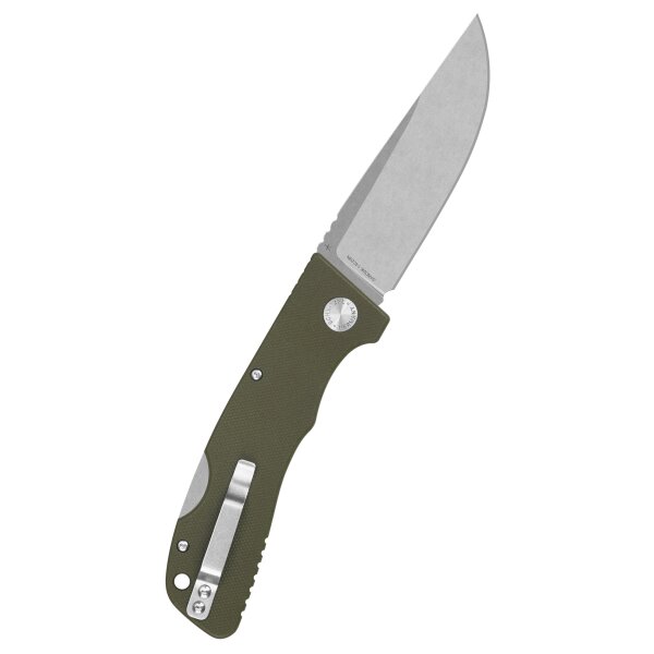 Schnitzel Kvar Messer Outdoormesser grün stonewashed Backlock ZH