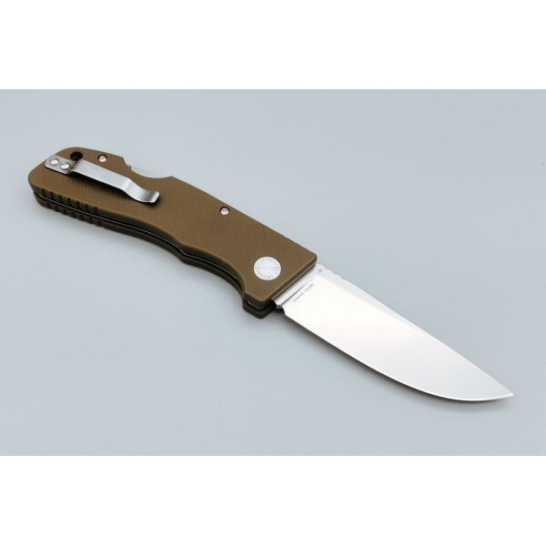 Schnitzel Kvar Messer Outdoormesser grün stonewashed Backlock ZH