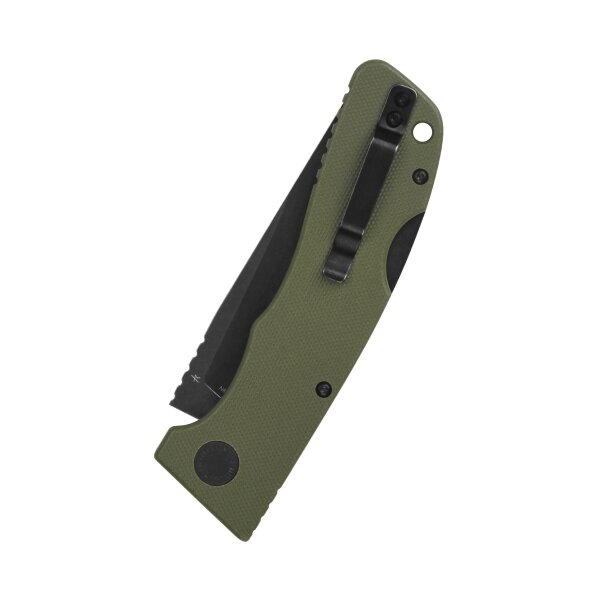 Schnitzel Kvar Messer Outdoormesser grün schwarz Backlock ZH