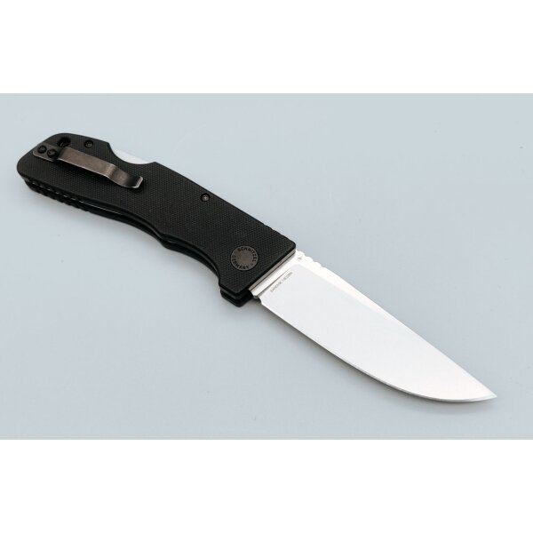 Schnitzel Kvar Messer Outdoormesser stonewashed schwarz Backlock ZH