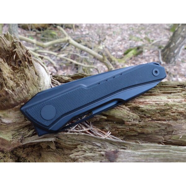 Real Steel Bullet BlackTitan Framelock S35VN Stahl