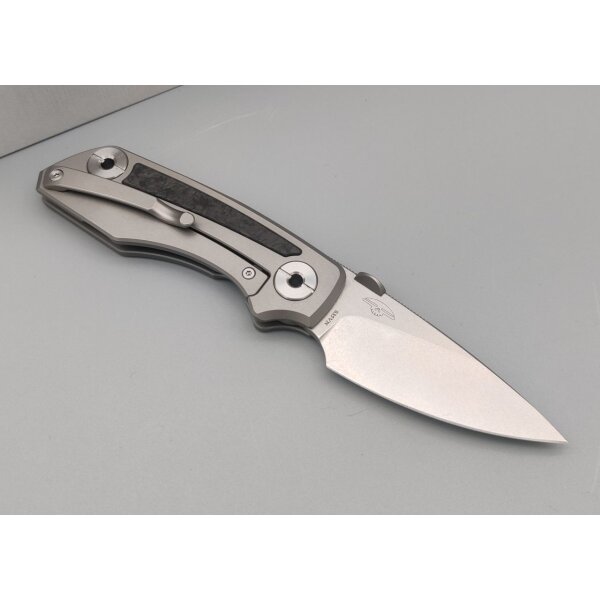 Real Steel Delta 2600 Framelock TC4 Titan / Kohlefaser