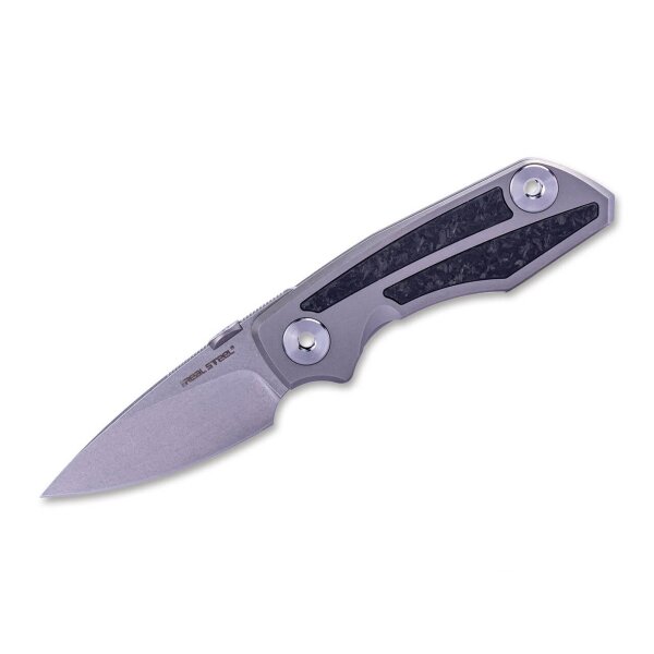 Real Steel Delta 2600 Framelock TC4 Titan / Kohlefaser