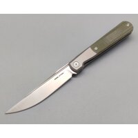 Real Steel RB-7 Titanium Green Micarta