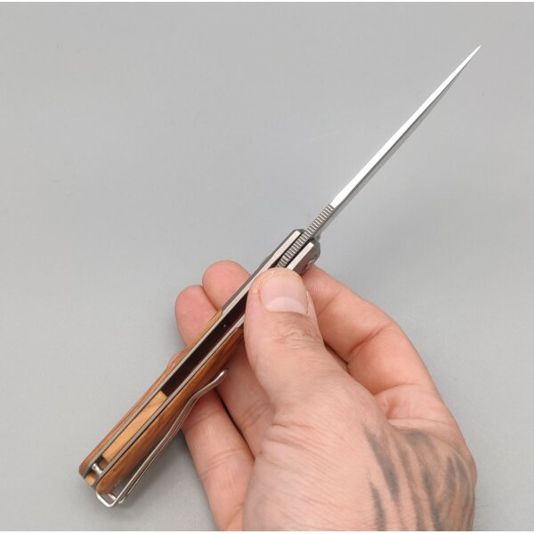 Real Steel RB-7 Titanium Olivenholz