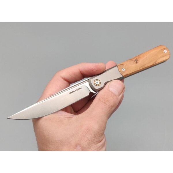 Real Steel RB-7 Titanium Olivenholz