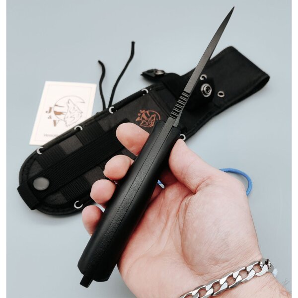 J&V K-9 NX-62 All Black mit Cordurascheide