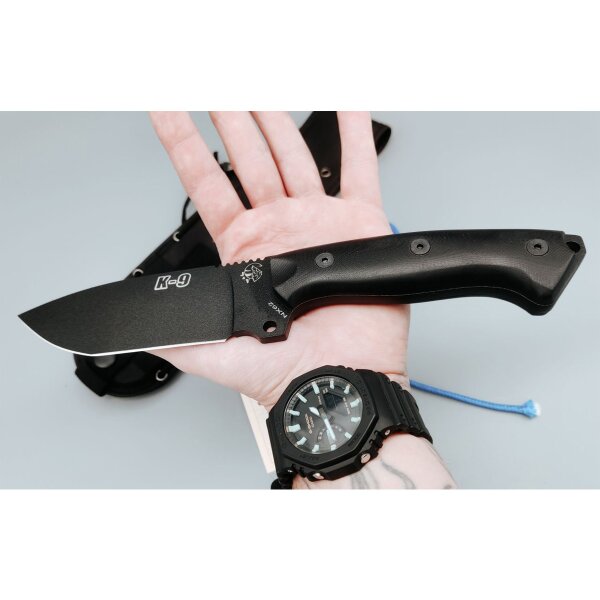 J&V K-9 NX-62 All Black mit Cordurascheide