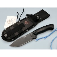 J&amp;V K-9 NX-62 All Black mit Cordurascheide