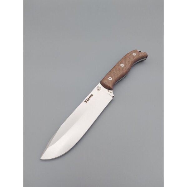 J&V Forester Tizón Yute Camp Knife mit Kydexscheide