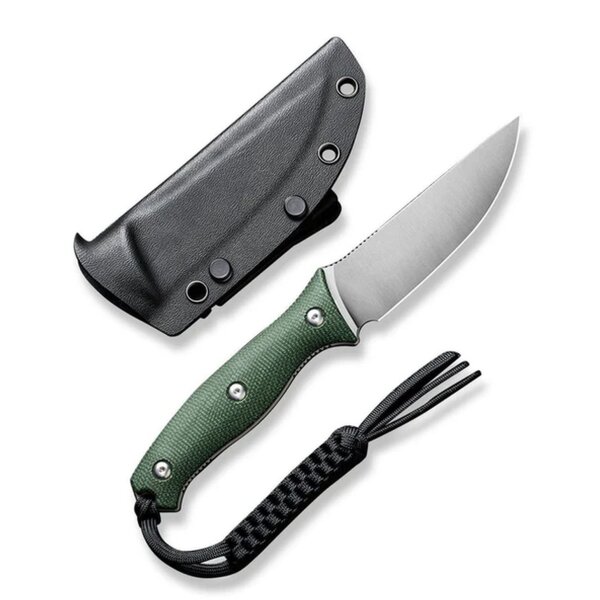 CIVIVI Stormridge Fahrtenmesser Nitro-V Stahl Green Canvas Micarta