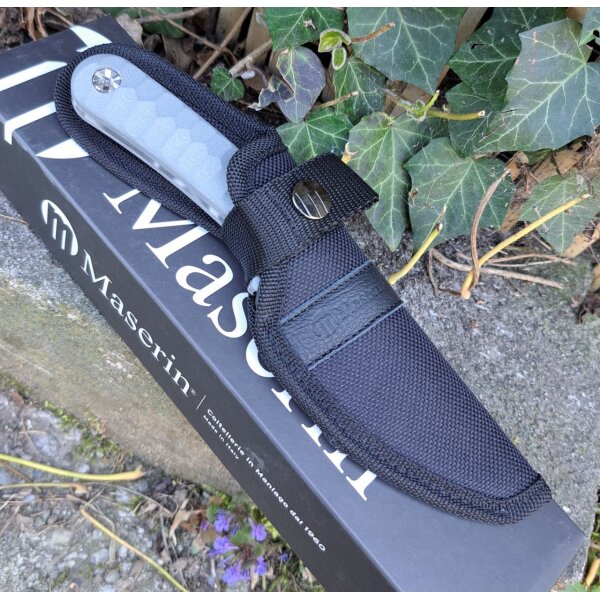 Maserin SAX Knife G10 Grey 440C Stahl G10 Griff