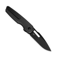 Kizer Dogfish Aluminum All Black Button Lock 154CM Stahl...