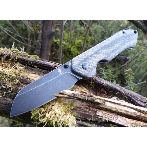 Kizer Guru Liner Lock Black Micarta Handle V3504C1