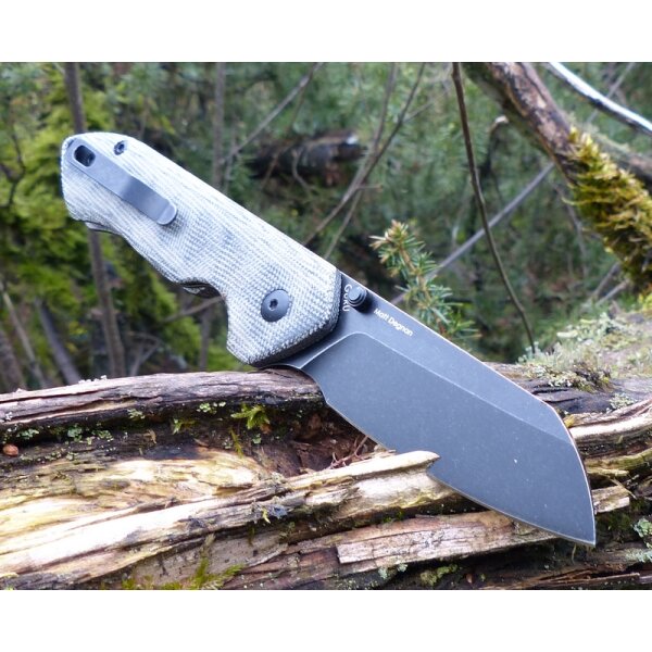 Kizer Guru Liner Lock Black Micarta Handle V3504C1