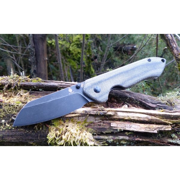 Kizer Guru Liner Lock Black Micarta Handle V3504C1