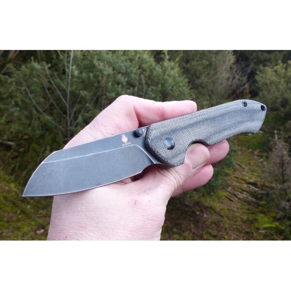 Kizer Guru Liner Lock Black Micarta Handle V3504C1