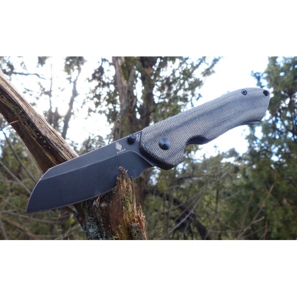 Kizer Guru Liner Lock Black Micarta Handle V3504C1