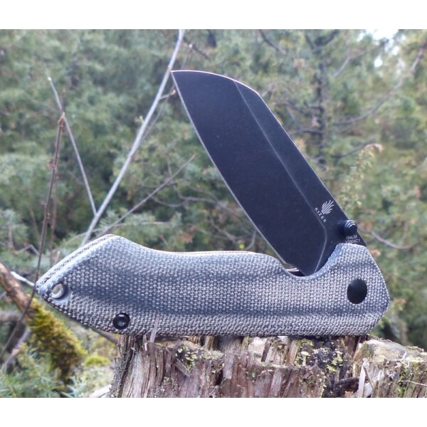 Kizer Guru Liner Lock Black Micarta Handle V3504C1
