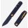 Real Steel G-Tanto EDC Schwarz-Gold Double Detent Ball Lock Folding Knife-2.64" Nitro-V Blade and Black G10 , Designed by Ostap Hel
