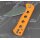 QSP Canary Folder Liner Lock Pocket Knife 14C28N Blade Orange G10 Handle