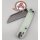 QSP Penguin Button Lock Pocket Knife 14C28N Blade Black Jade G10 Handle