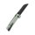QSP Penguin Button Lock Pocket Knife 14C28N Blade Black Jade G10 Handle