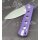 QSP Canary Folder 14C28N Stahl Linerlock G10 Purple Stonewashed
