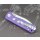 QSP Canary Folder 14C28N Stahl Linerlock G10 Purple Stonewashed