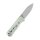 QSP Canary Folder 14C28N Stahl Linerlock G10 Jade Stonewashed
