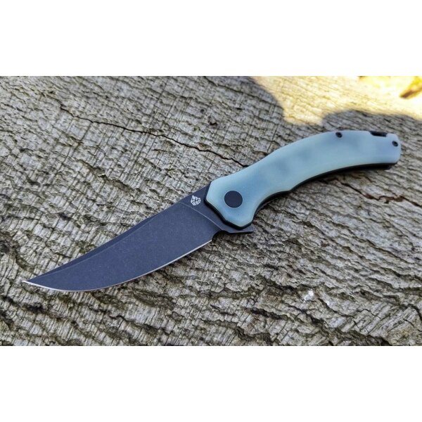 QSP Knife Walrus Folder D2 Stahl G10 Jade Blackwash