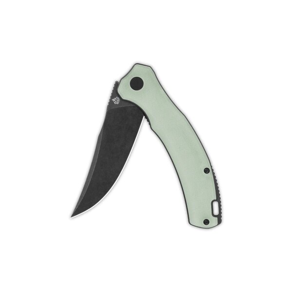 QSP Knife Walrus Folder D2 Stahl G10 Jade Blackwash