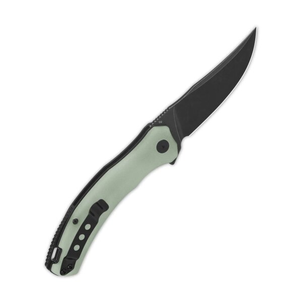 QSP Knife Walrus Folder D2 Stahl G10 Jade Blackwash
