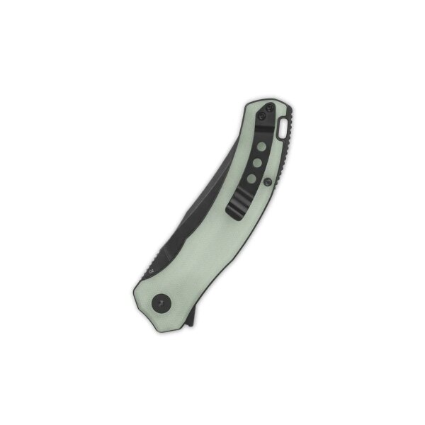 QSP Knife Walrus Folder D2 Stahl G10 Jade Blackwash