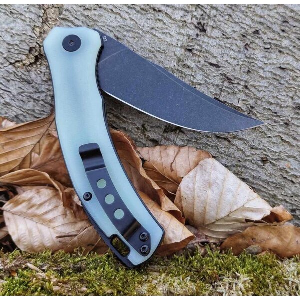 QSP Knife Walrus Folder D2 Stahl G10 Jade Blackwash