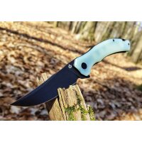 QSP Knife Walrus Folder D2 Stahl G10 Jade Blackwash