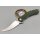 QSP Knife Walrus Folder D2 Stahl Green Micarta Stonewash