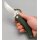 QSP Knife Walrus Folder D2 Stahl Green Micarta Stonewash