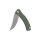 QSP Knife Walrus Folder D2 Stahl Green Micarta Stonewash