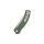 QSP Knife Walrus Folder D2 Stahl Green Micarta Stonewash