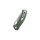 QSP Knife Gorilla Folder 14C28N Stahl Green Micarta Stonewash
