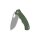 QSP Knife Gorilla Folder 14C28N Stahl Green Micarta Stonewash