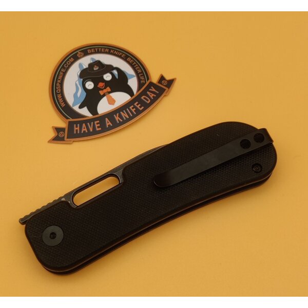 QSP Knife Variant PE Linerlock 14C28N Black G10