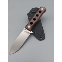 QSP Canary Fixed Blade Knife Cr8Mo2VSi (DC53) Blade Dark...