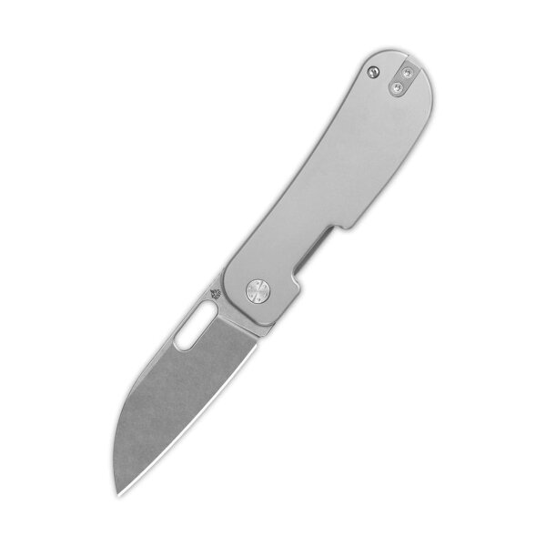 QSP Knife Variant PE Linerlock 14C28N Titan Silver Stonewash