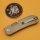 QSP Knife Variant PE Linerlock 14C28N Titan Silver Stonewash