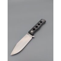 QSP Canary Fixed Blade Knife Cr8Mo2VSi (DC53) Blade Black...